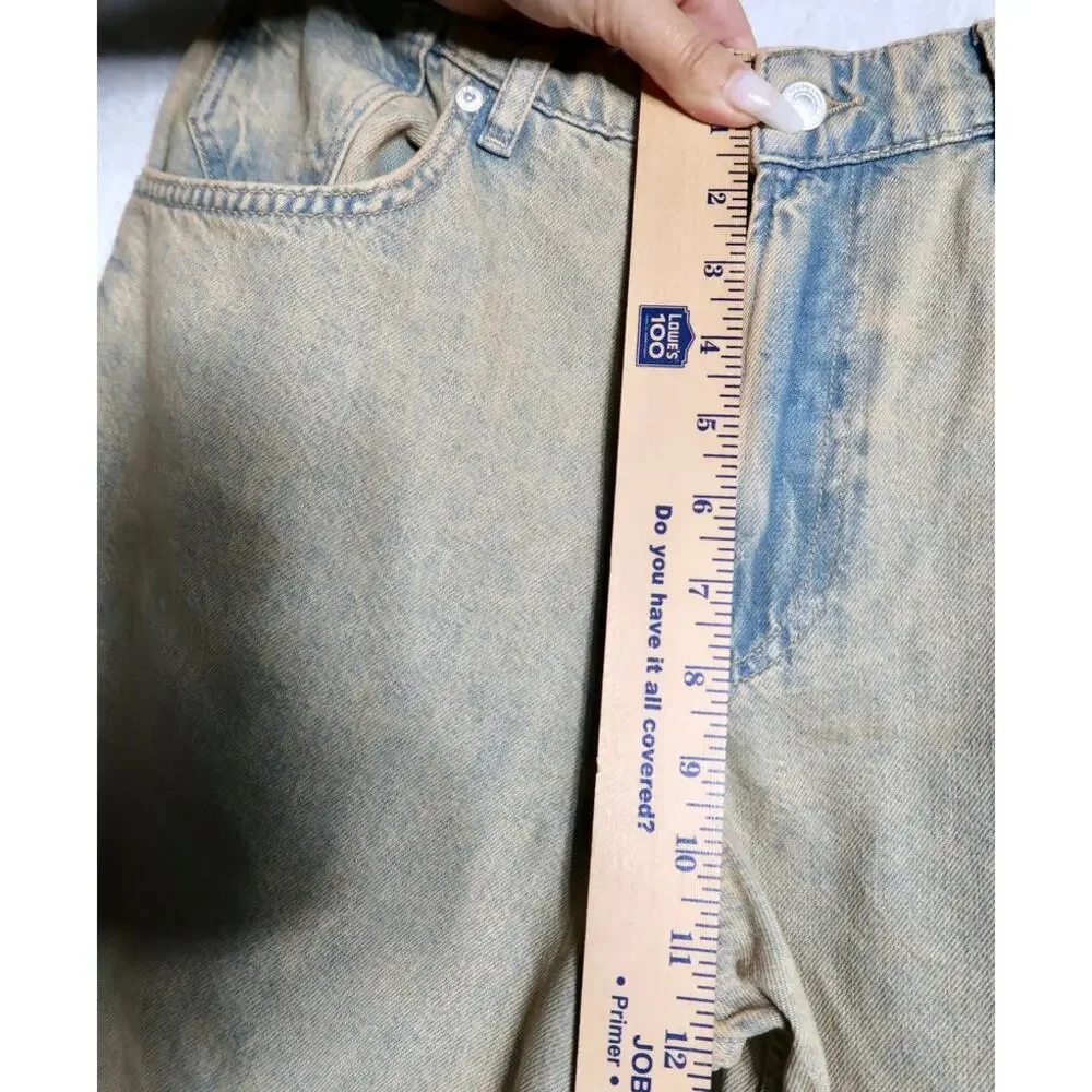 FREE PEOPLE We The Free‎ Waterfalls Bagsy Wide-Leg Jeans Size 30